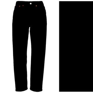 LEVI’S Wedgie Straight Black Jeans- 24 Waist